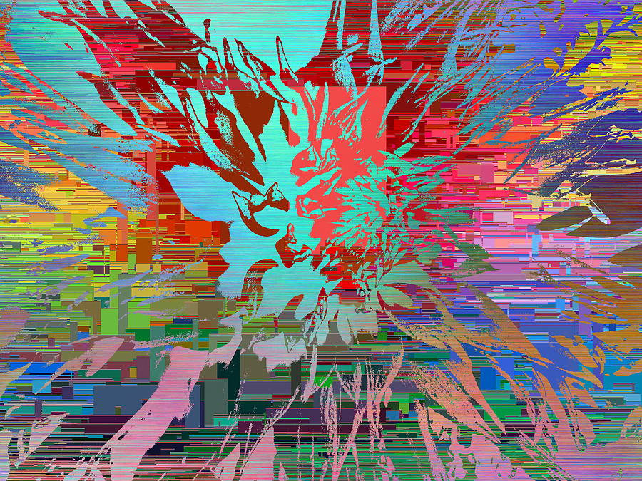 Flower Cubed 2 Digital Art by Tim Allen
