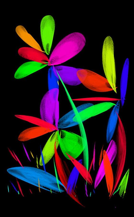 Flower Doodle Digital Art by Joyce Hayes