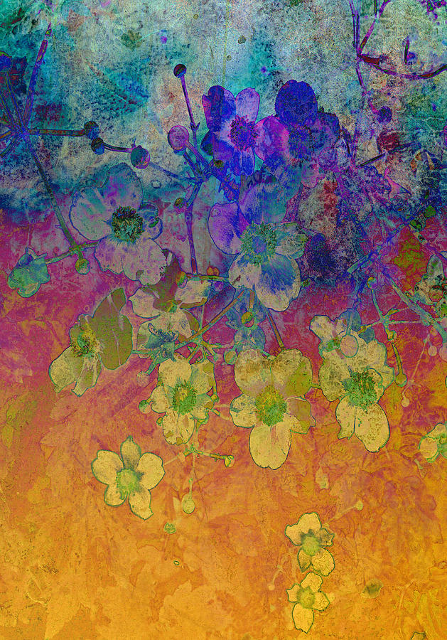 Flower Fantasy Digital Art by Ann Powell