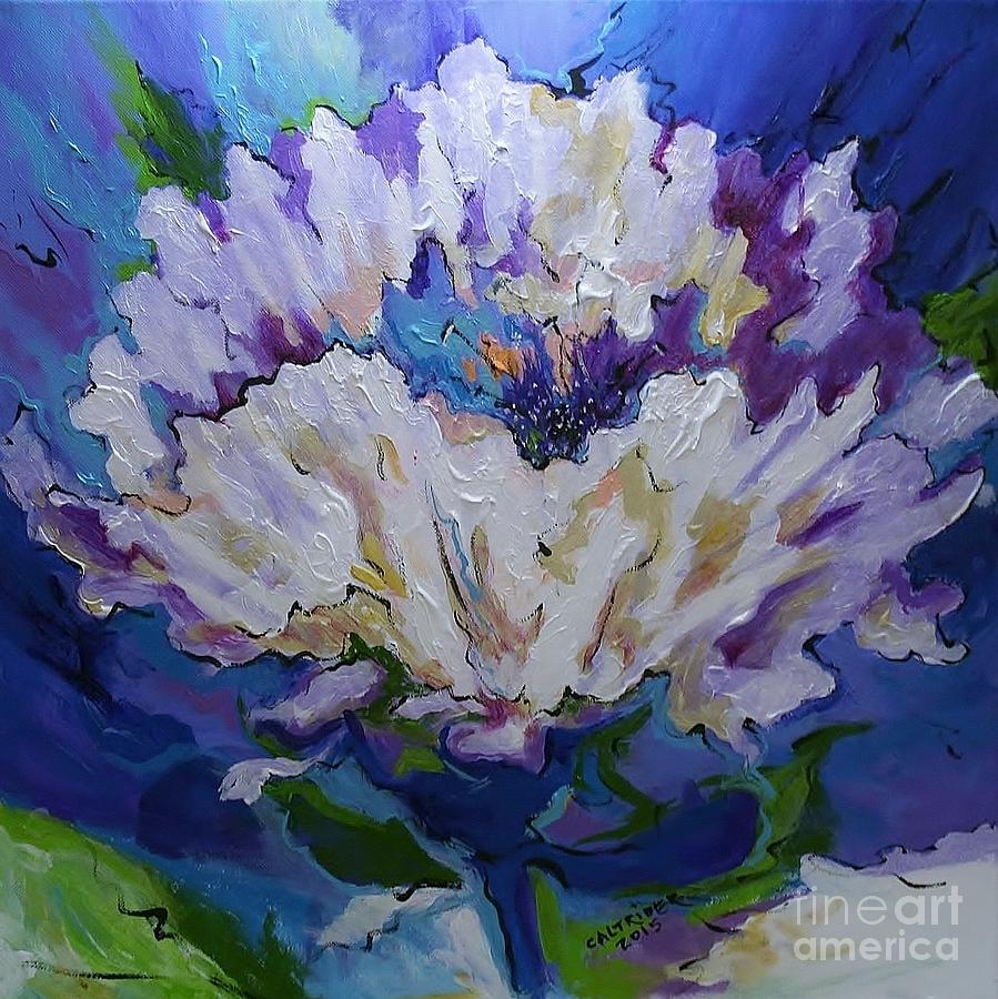 Flower for a Friend Painting by Alison Caltrider
