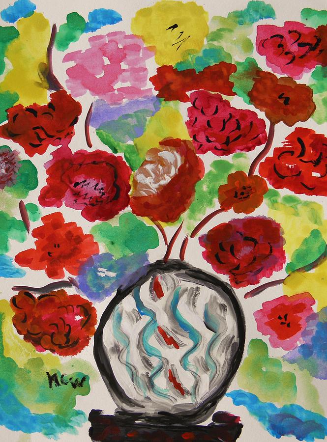 Flower Freedom Painting by Mary Carol Williams