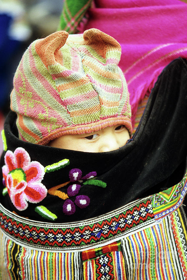 Flower Hmong Baby 02 Photograph by Rick Piper Photography