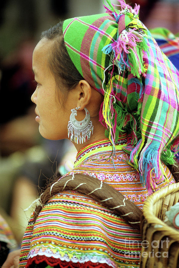Flower Hmong Woman Photograph by Rick Piper Photography