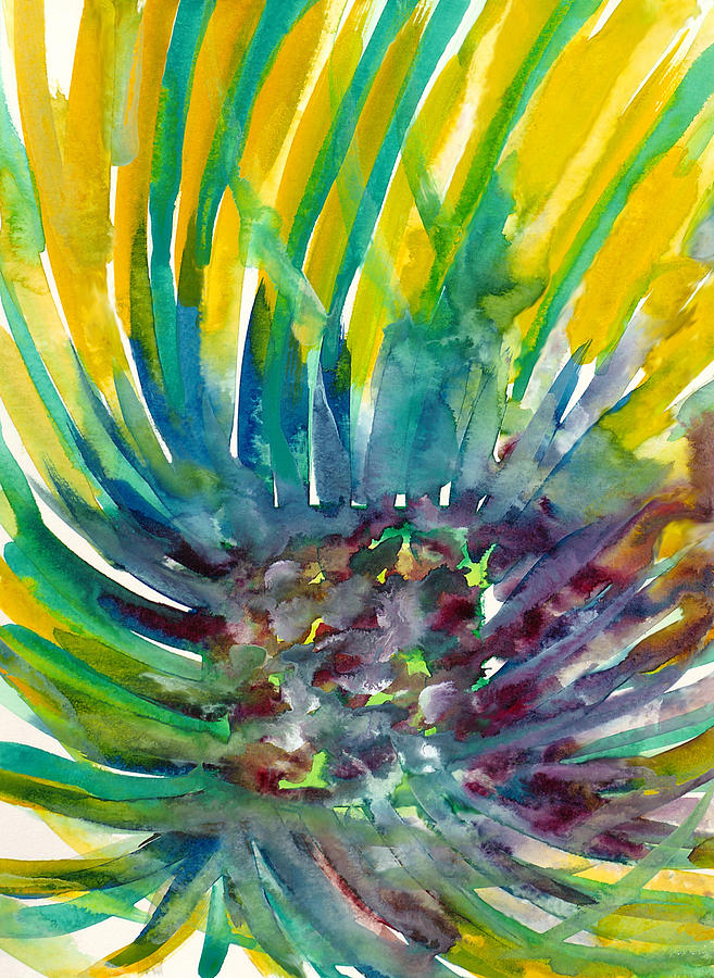 Flower In Motion Painting