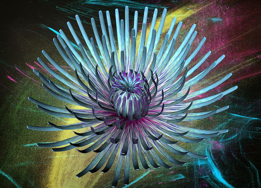 Flower  Digital Art by Louis Ferreira
