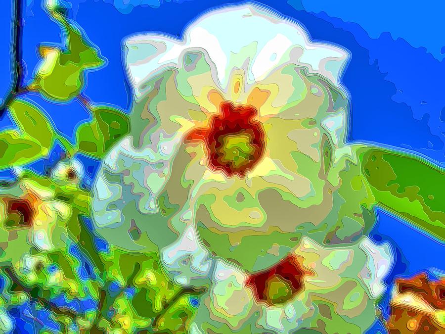 Magnolia Movie Digital Art - Flower Magnolia Wilsonii by Mary Clanahan
