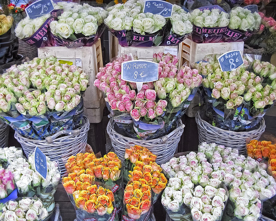 Flower Market Photograph by David Thompson