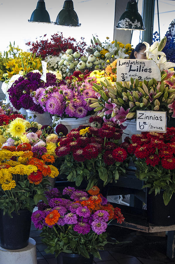 Flower Market Photograph by Wayne Meyer