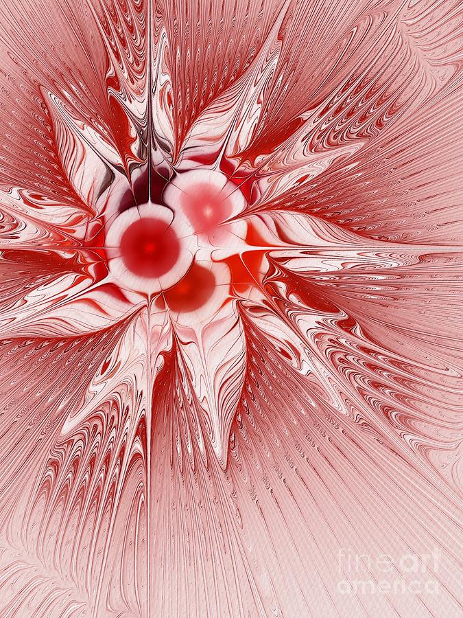 Flower Of Love Digital Art by Klara Acel