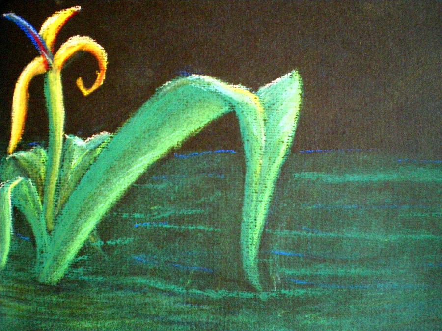 Flower of the Water Pastel by Nieve Andrea 
