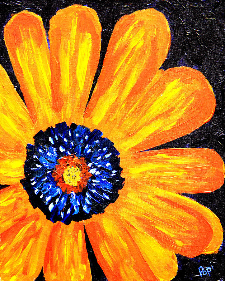 Abstract Painting - Flower Power 2 by Paul Anderson