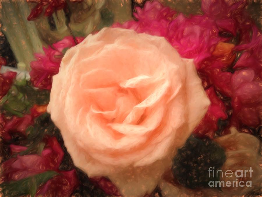 Flower - Softly Rose Joy - Luther Fine Art Photograph by Luther Fine Art