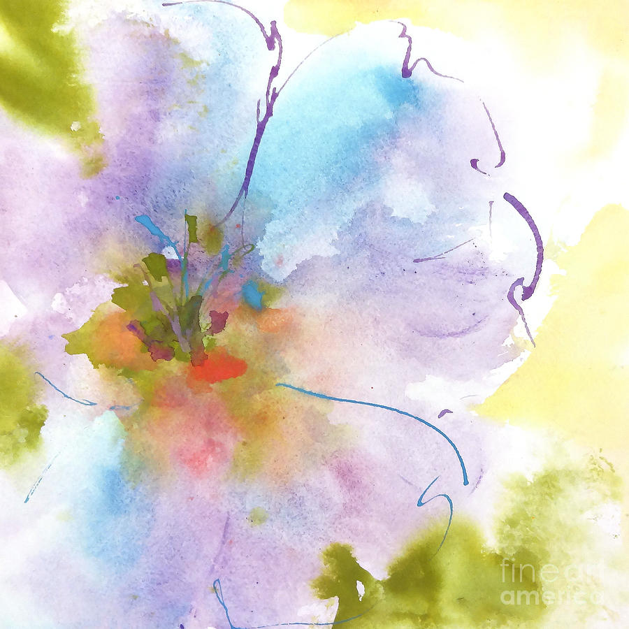 Flower Tint Poppy I Painting by Chris Paschke