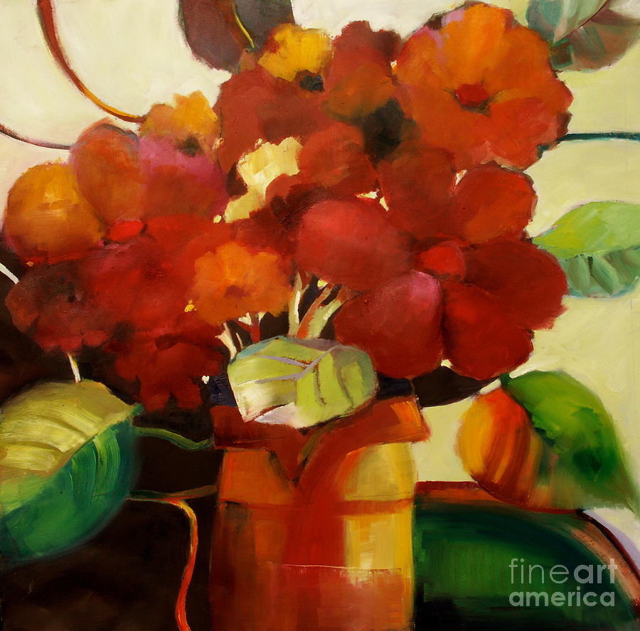 Flower Vase No. 3 Painting by Michelle Abrams