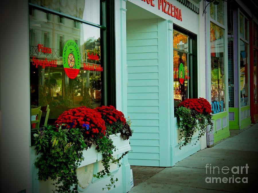 Flowerboxed Storefronts Photograph by Desiree Paquette