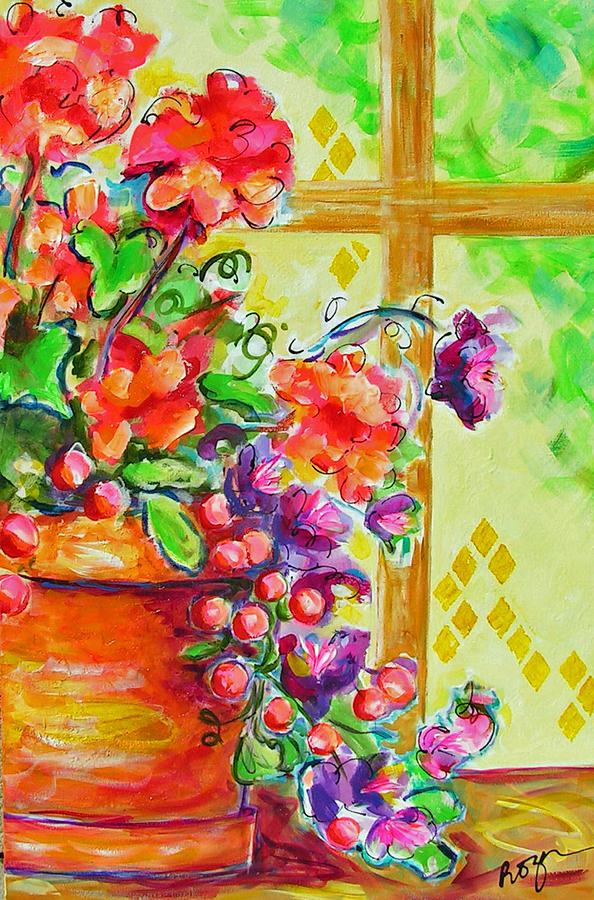 Floweressence Painting by Judy  Rogan