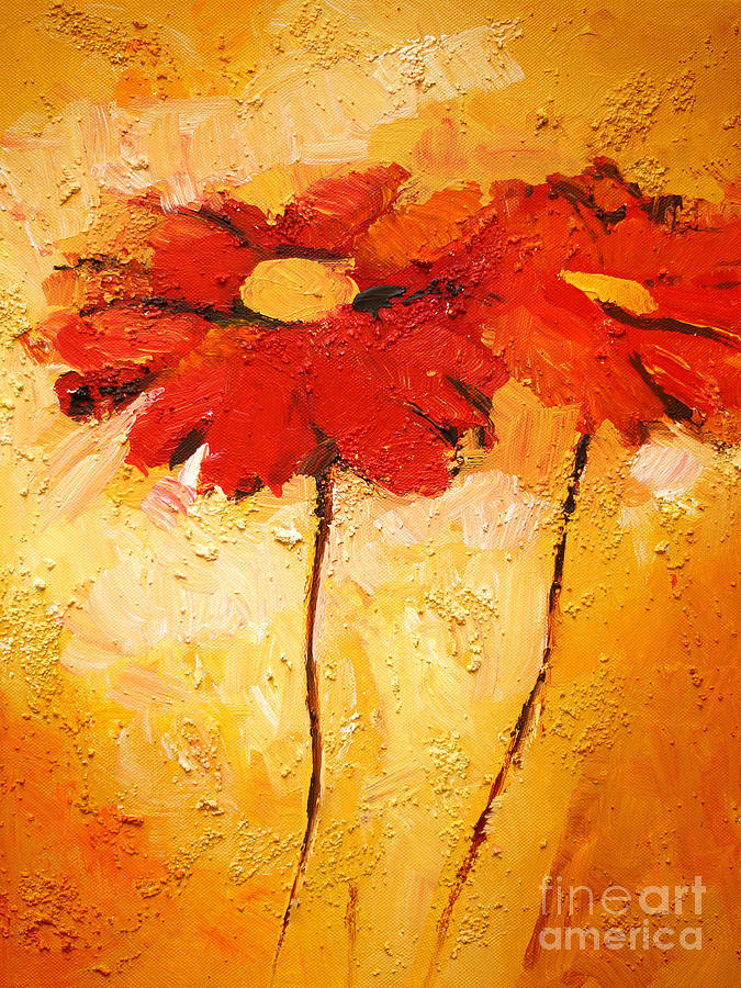 Flower Painting - Flowerimpression by Lutz Baar