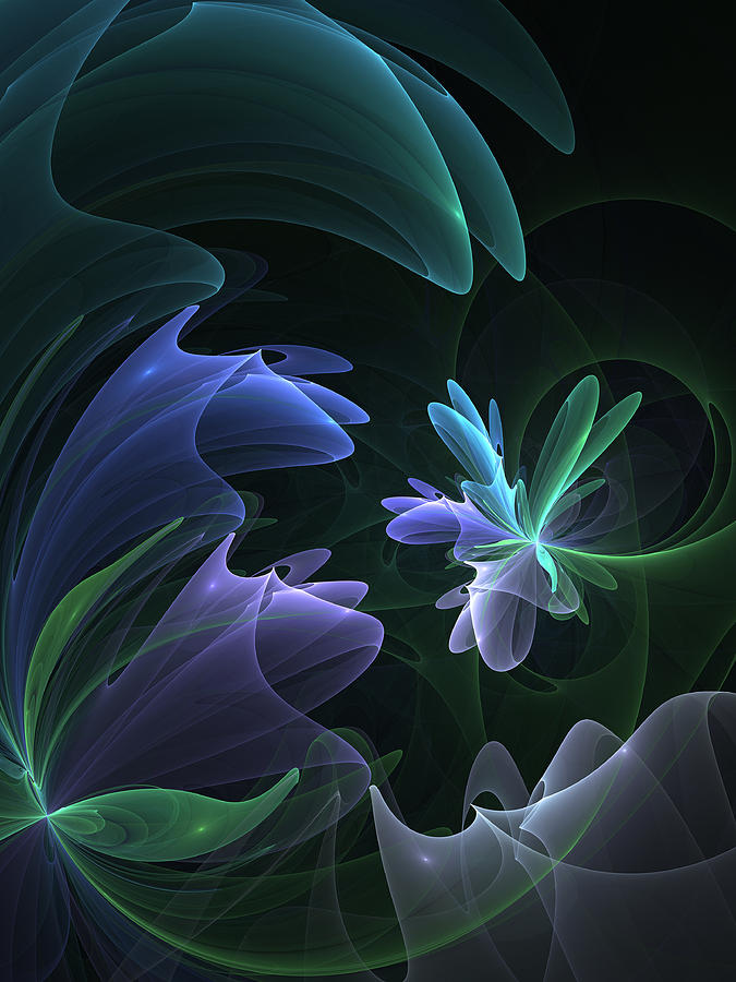 Flowering Fantasy Digital Art by Gabiw Art