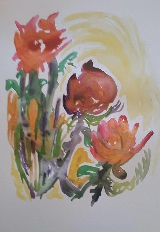 Flowers Again  Painting by James Christiansen