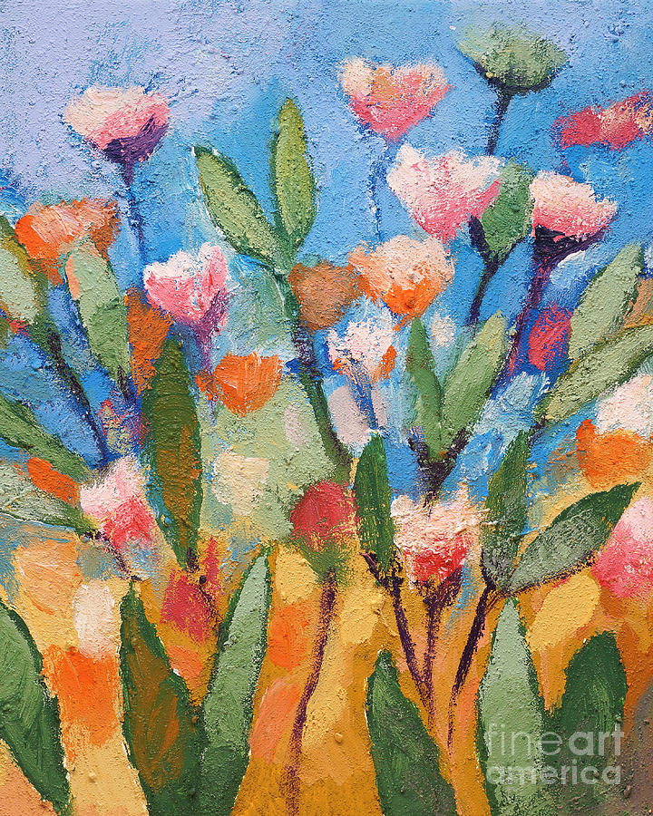Flowers Again Painting by Lutz Baar