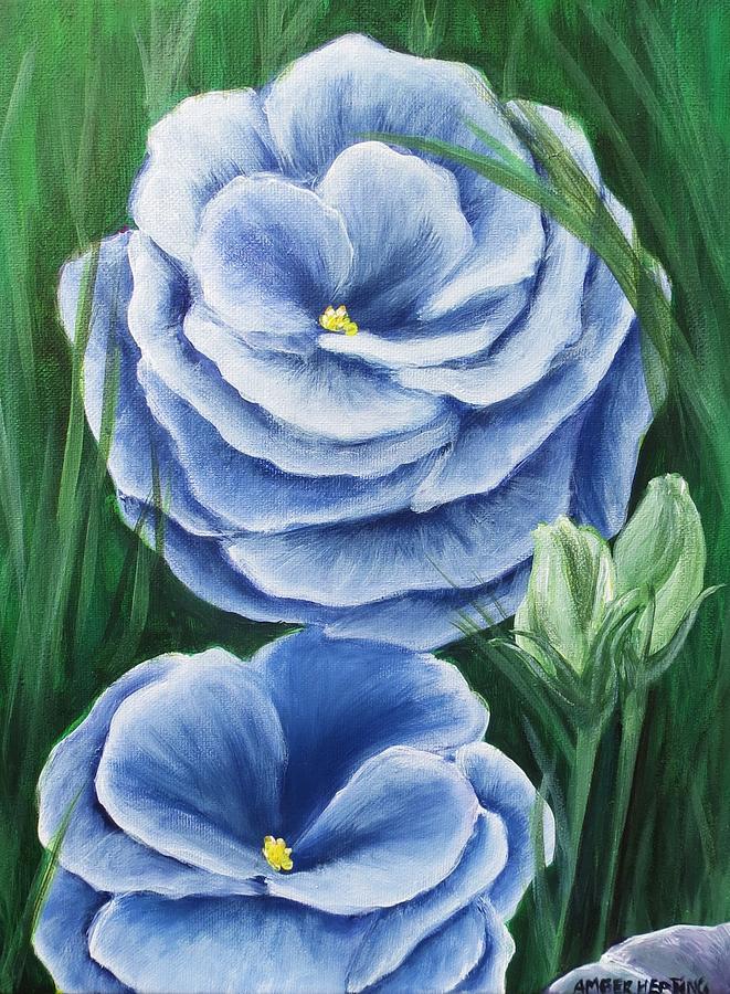 Flower Painting - Flowers by Amber Hepting