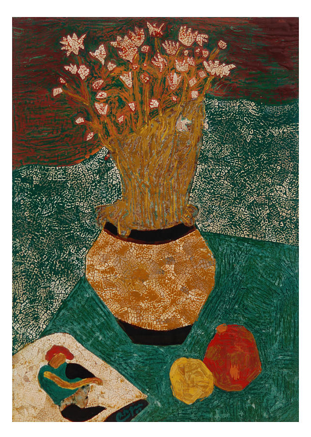 Egon Schiele Painting - Flowers And Passion Fruit by Celestial Images