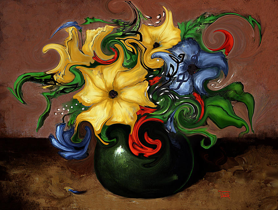 Flowers Dancing Painting by Terry Webb Harshman