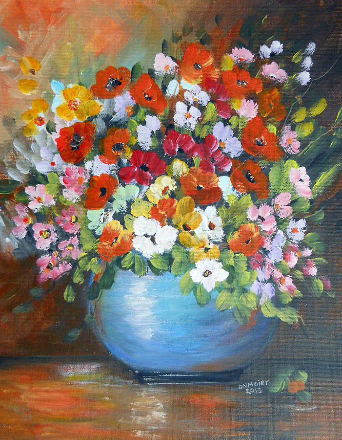 Flowers For A Friend Painting by Dorothy Maier