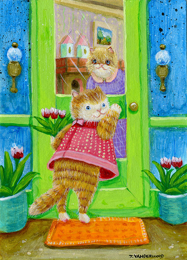 Flowers for Grandma Painting by Jacquelin L Westerman