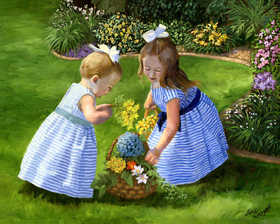 Flowers for Mama Painting by Alice Leggett