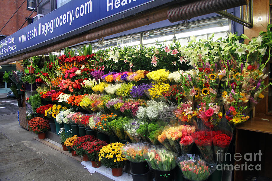 Flowers for sale Photograph by Steven Spak