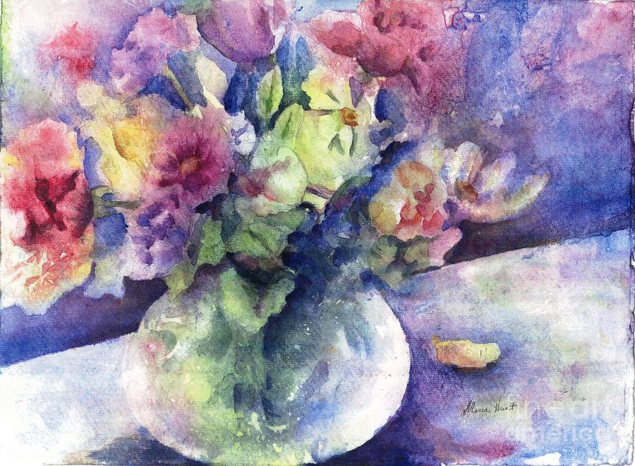 Flowers From the Imagination Painting by Maria Hunt
