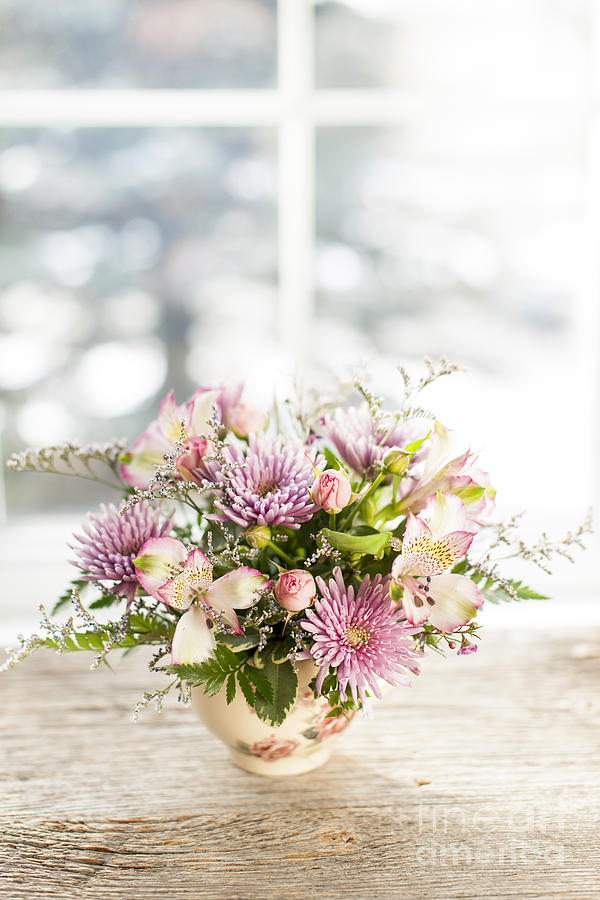 Flowers in vase Photograph by Elena Elisseeva