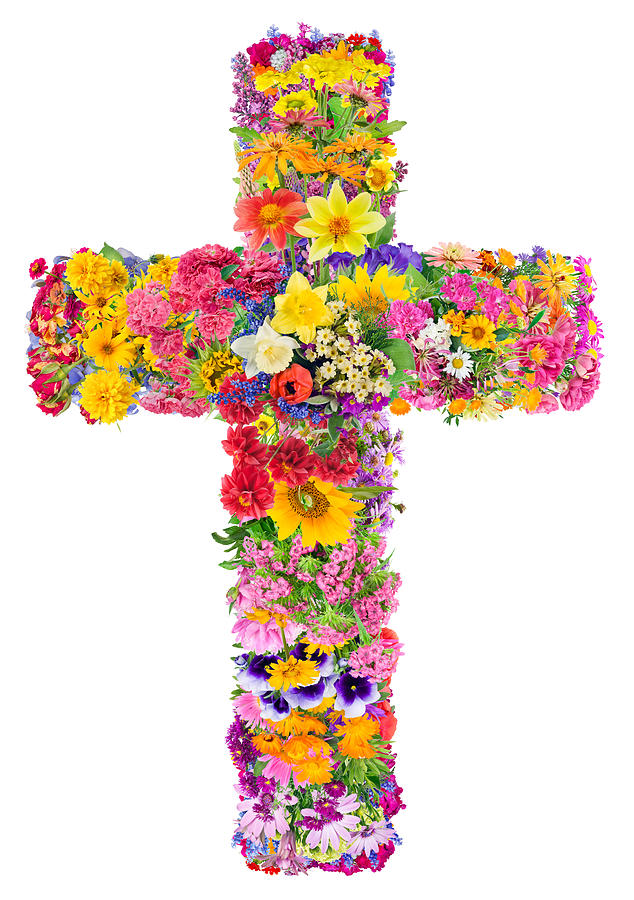 Flowers of a cross of Jesus by Aleksandr Volkov