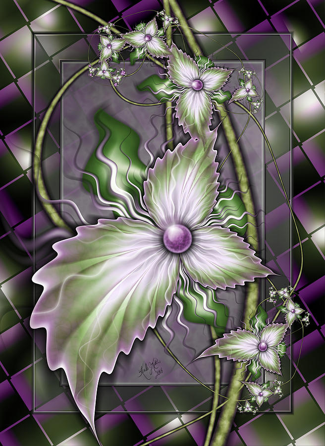 Flowers On Glass by Karla White Flowers On Glass by Karla White