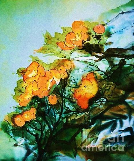 Flowers Painting by Rose Wang