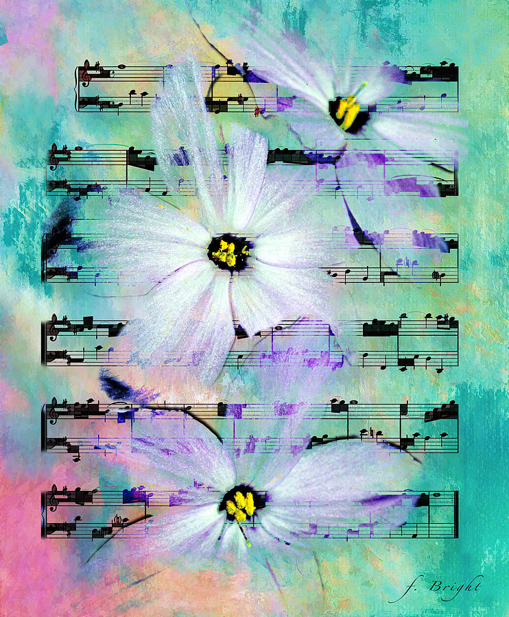 Flowers Sing In D Digital Art by Frank Bright