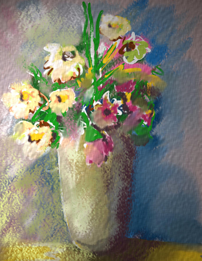 Flowers Painting by Synnove Pettersen