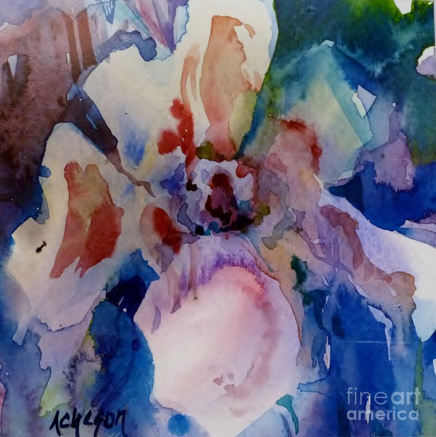 Flowery Abstract 2 Painting by Donna Acheson-Juillet