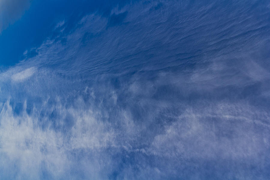 Flowing clouds Photograph by David Pyatt
