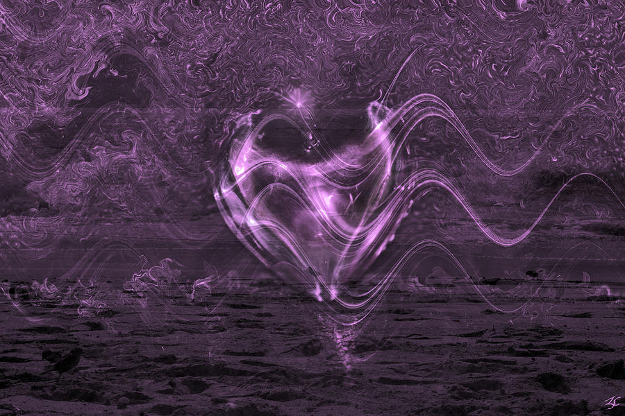 Flowing Heart Digital Art by Linda Sannuti