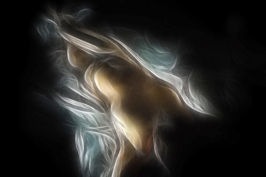 Abstract Photograph - Flowing Nude 3689 by Timothy Bischoff