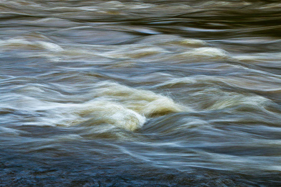 Flowing Rapid Water in the Thornapple River Photograph by Randall Nyhof