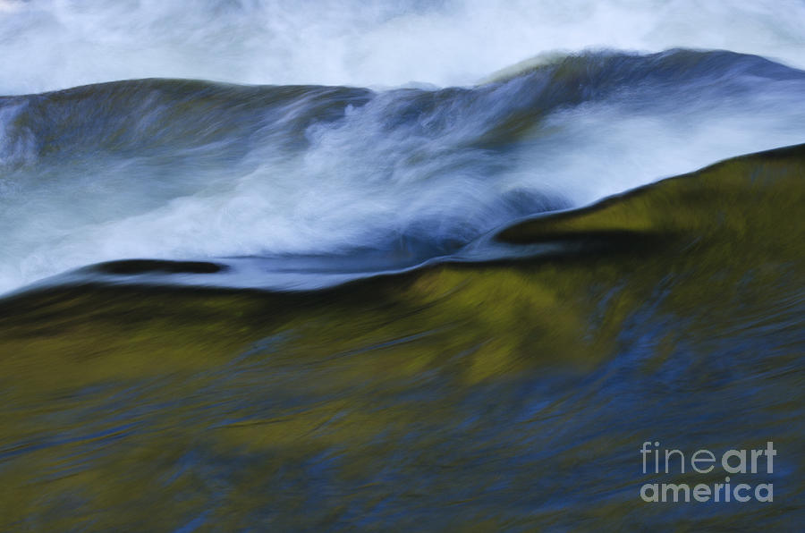 Flowing Water Abstract 1 Photograph by Bob Christopher