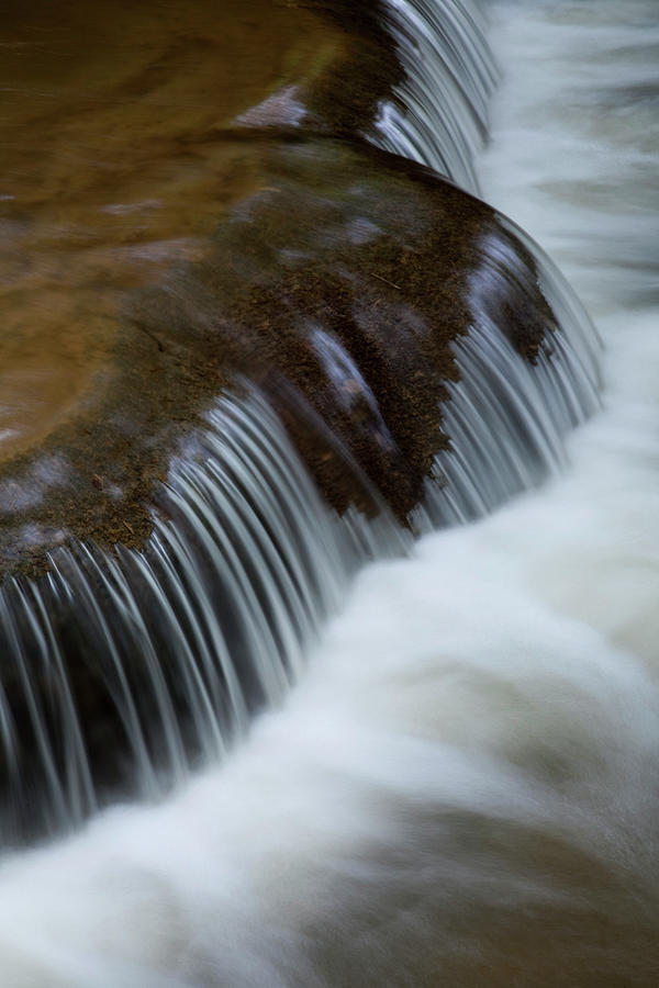 Flowing Water Near Pha Tad Waterfall Photograph by Holger Leue Flowing Water Near Pha Tad Waterfall Photograph by Holger Leue