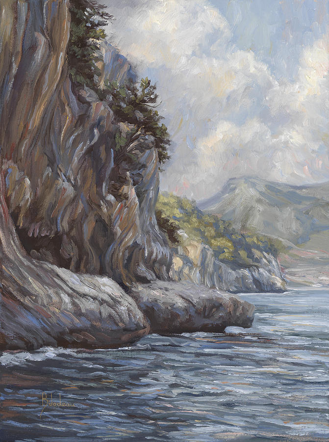 Flowing Waters Painting by Lucie Bilodeau
