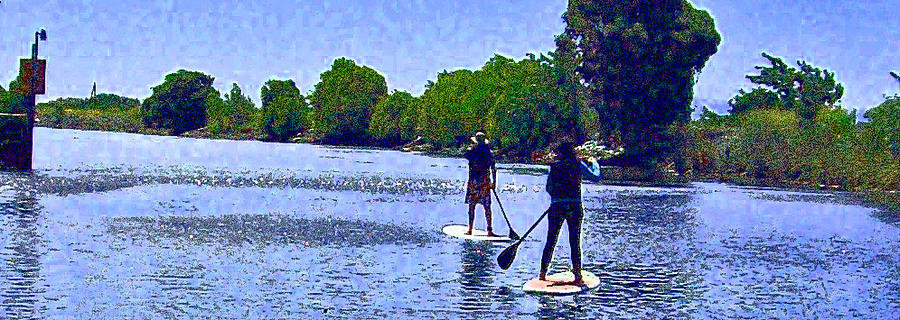 Floyd and Paddle Boarding  Photograph by Joseph Coulombe