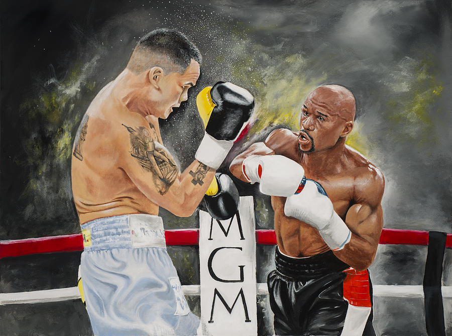 Boxing Drawing - Floyd Mayweather by Don Medina