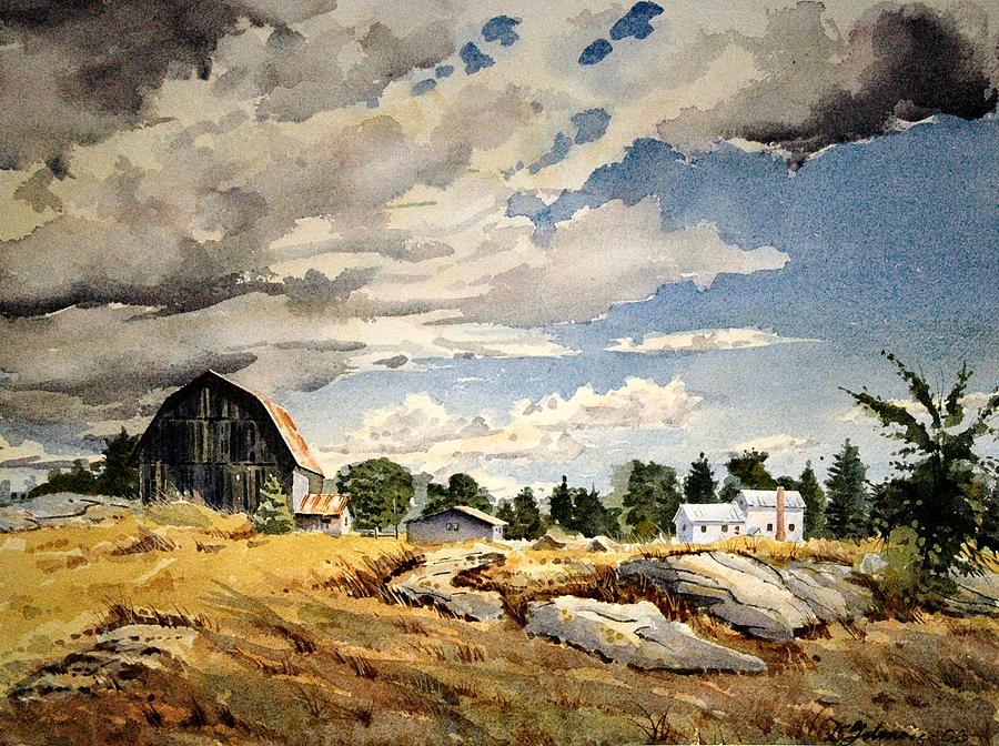 Floyds Barn No. 2 Painting by David Gilmore