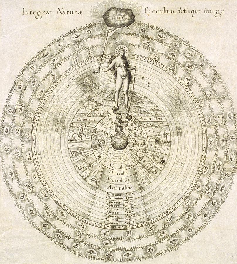 Fludd's cosmology, 1617 by Science Photo Library